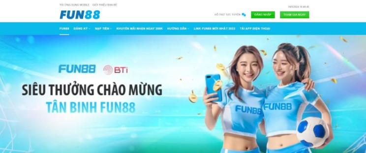 Thể thao BTi - Sảnh cá độ trực tuyến xanh chín 2024 tại Fun88