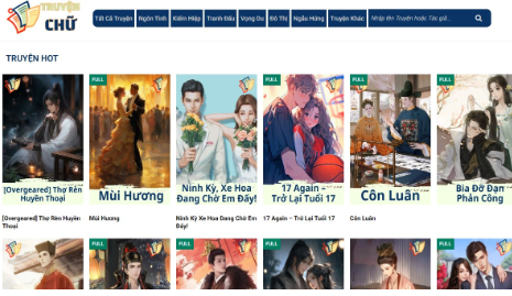 Truyện Chữ - Đắm Chìm Trong Thế Giới Truyện Chữ Vô Tận