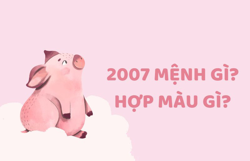 Sinh năm 2007 mệnh gì? Tuổi gì? Hợp màu nào? Hướng nào?